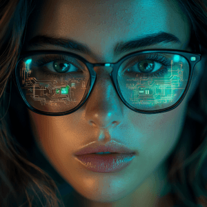 Lentes Night and Day con inteligencia artificial para visión clara en condiciones de luz baja y nocturna.